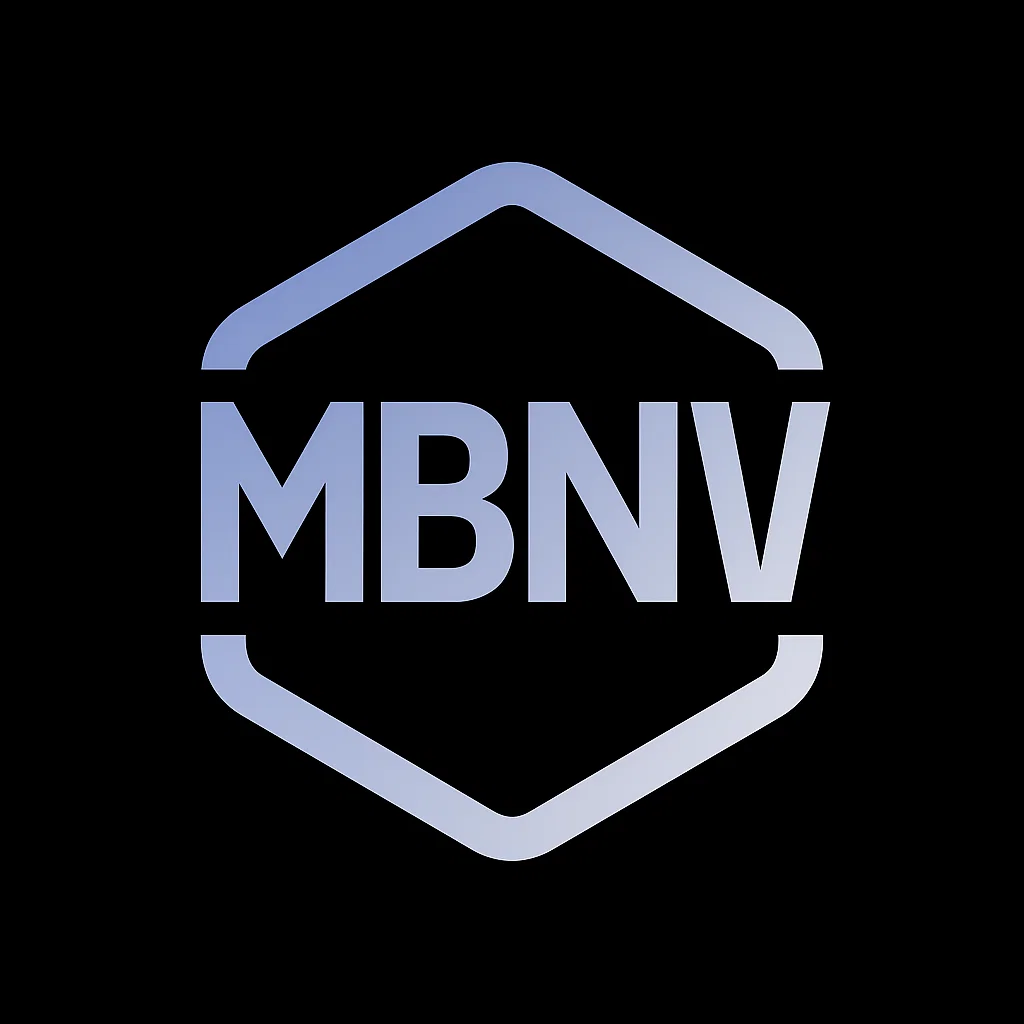 MBNV 육각형 엠블럼 로고 – 모비노바 스포츠중계 심볼