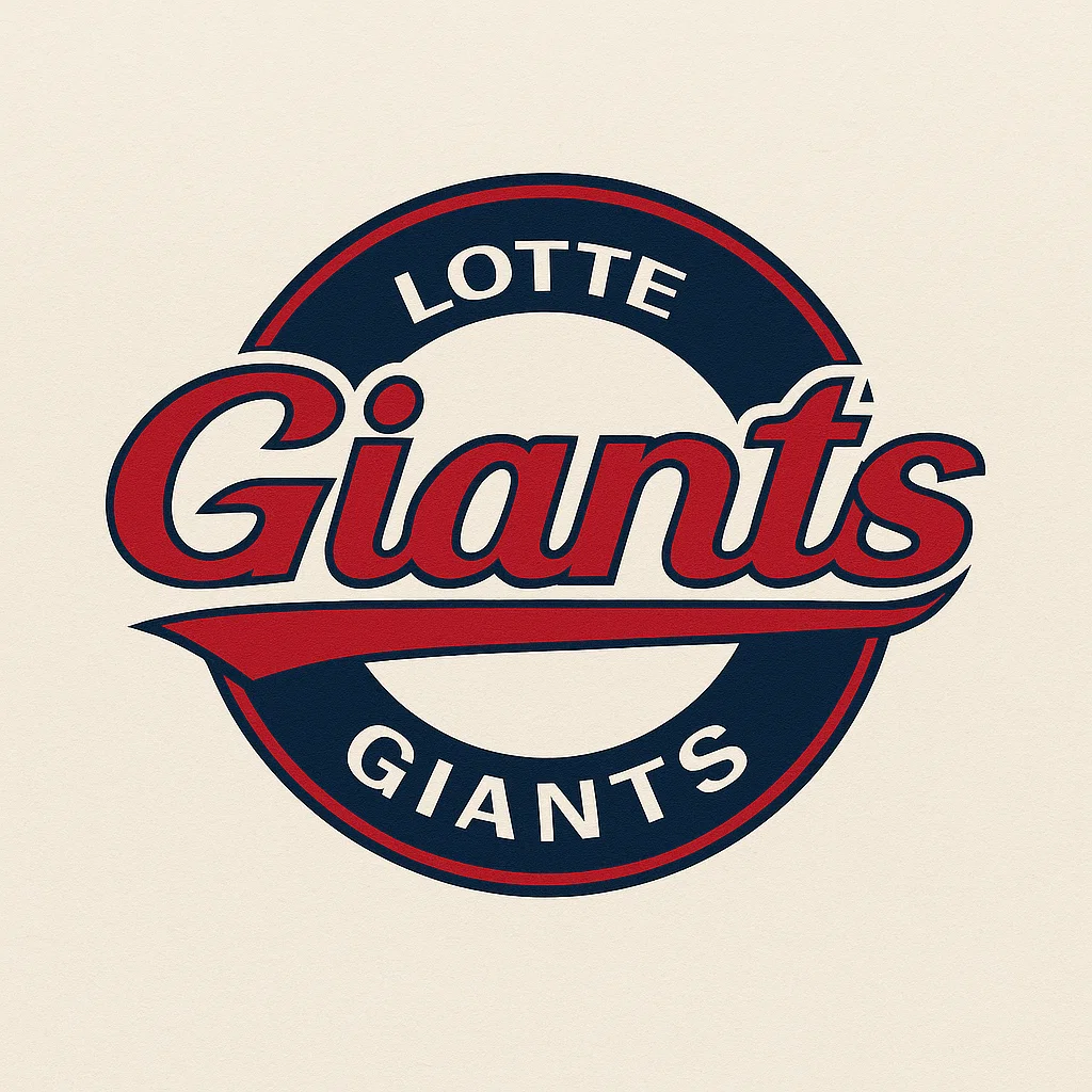 롯데 자이언츠 야구단 공식 로고 이미지
