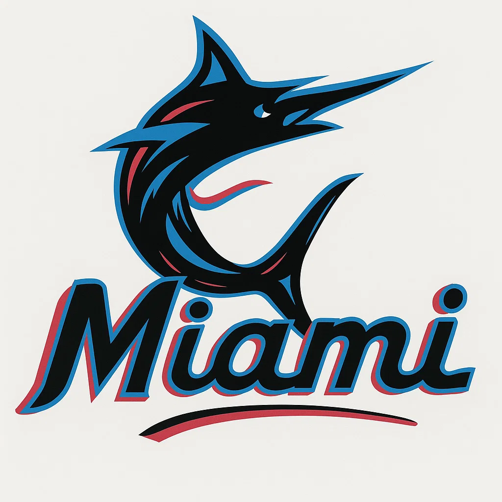 마이애미 말린스 공식 로고 이미지
