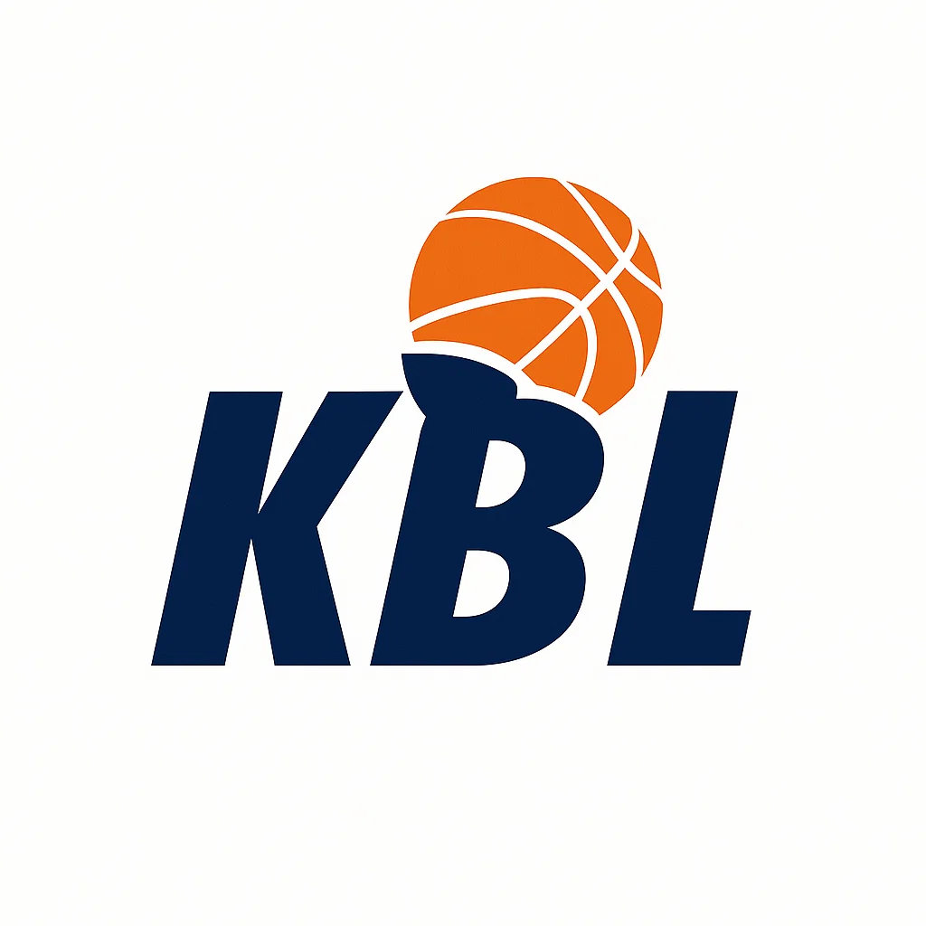 KBL 로고 – 주황색 농구공과 진한 남색 영문 ‘KBL’이 결합된 한국프로농구연맹 공식 엠블럼