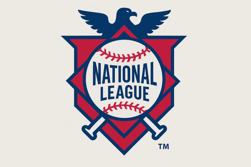 MLB 내셔널리그 공식 로고 – National League Baseball Emblem