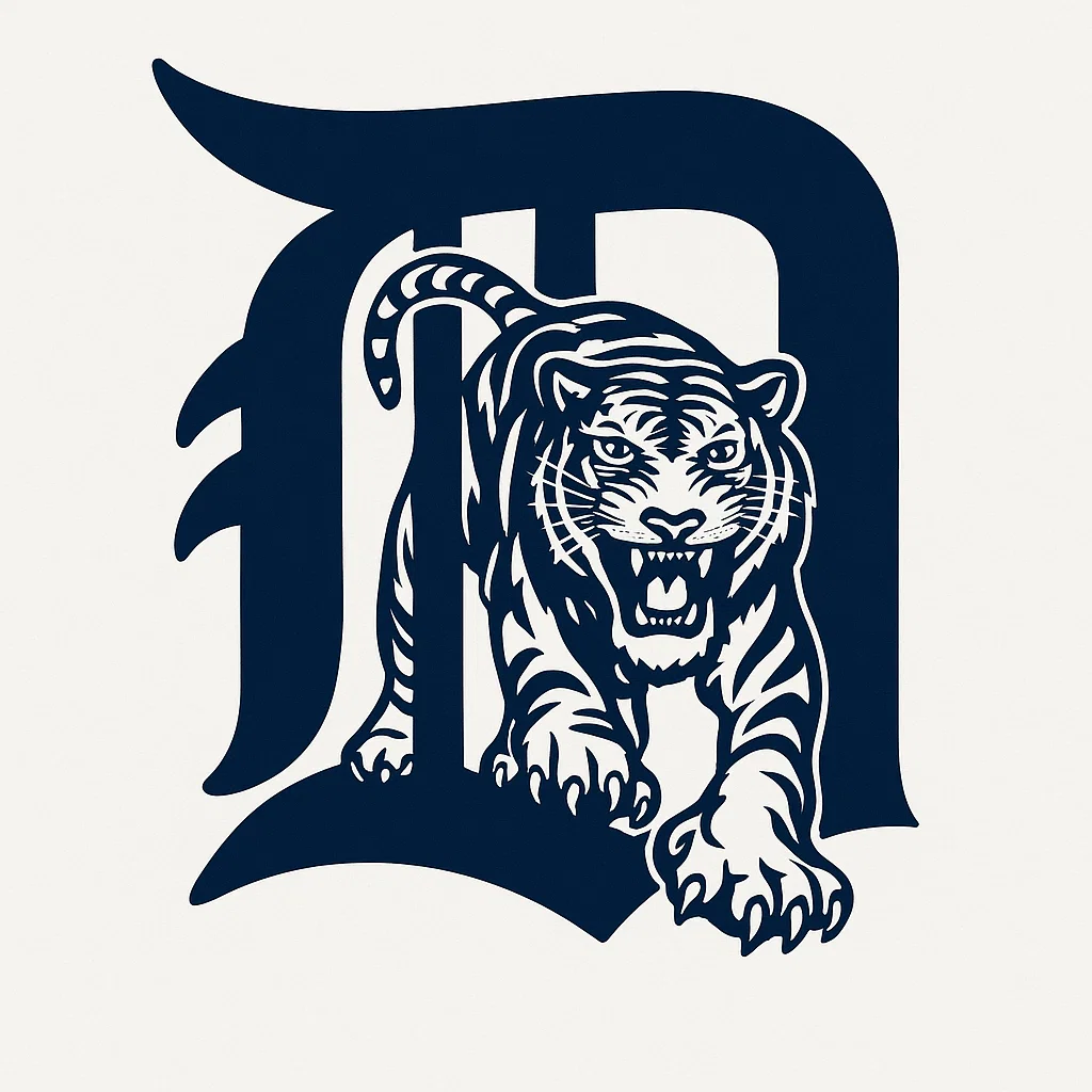 디트로이트 타이거스 공식 로고 이미지